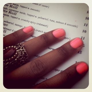 Fluoro Nails for NYFW