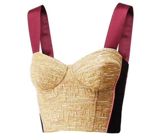 H&M new arrival: cropped corset
