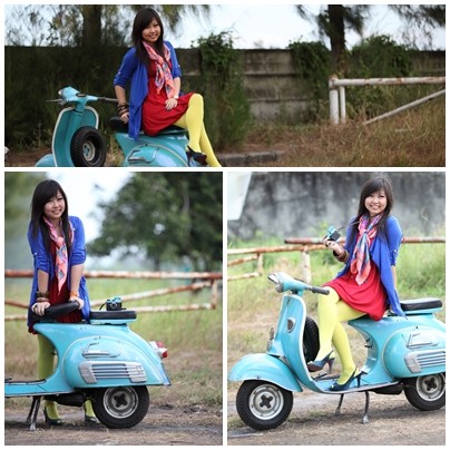 retro vespa