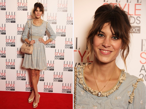 Alexa Chung at the ELLE Style Awards 2010