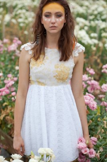 Spring time is the season to be girly and frilly.