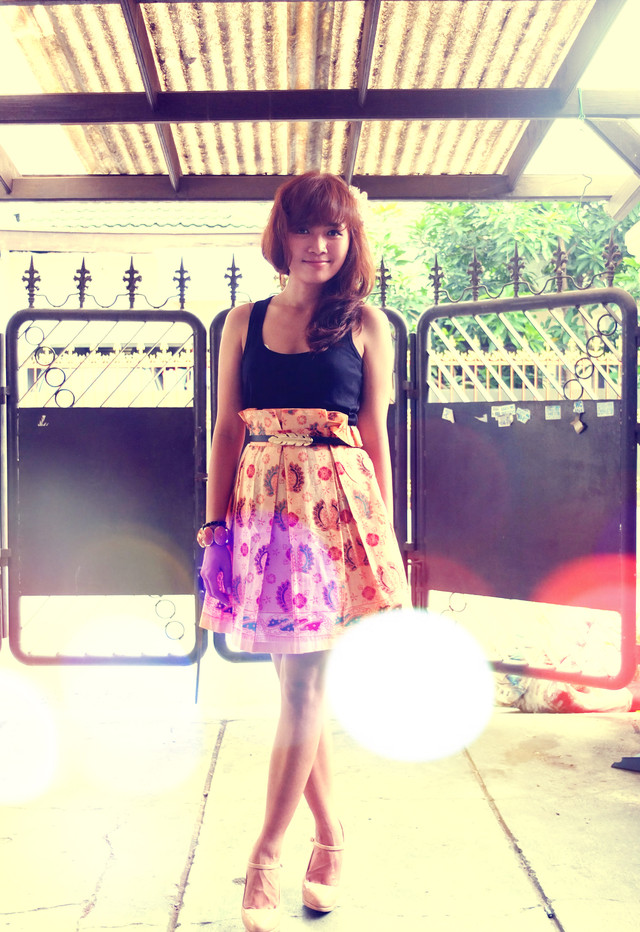 a batik skirt from my grandma