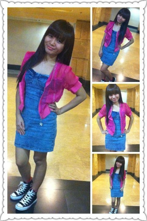 Denim Dress & Chucks