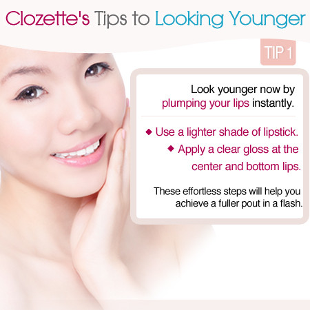 Clozette's Tip #1 to Looking Younger