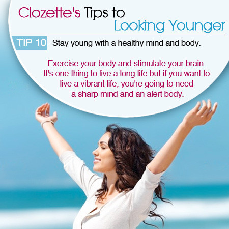 Clozette's Tip #10 to Looking Younger