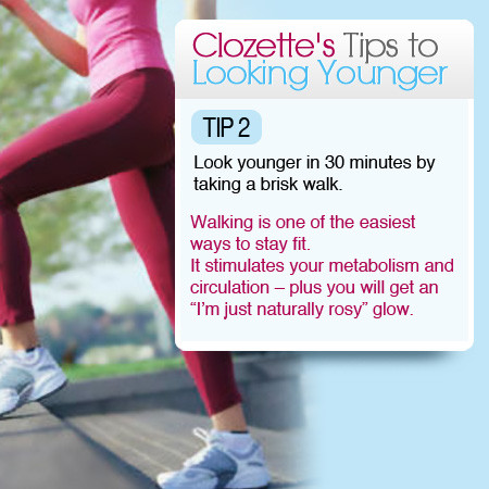 Clozette's Tip #2 to Looking Younger