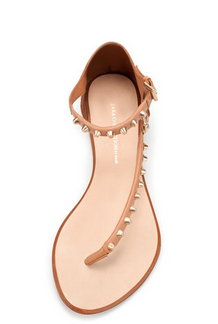Studded Ankle Strap Sandals