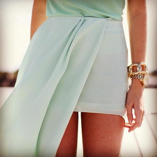 Chiffon skirts are the way to go