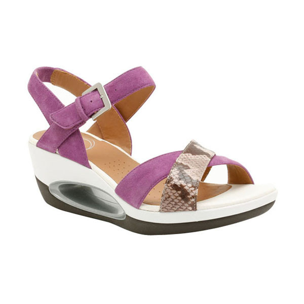 Porcelain Lily - Purple Suede