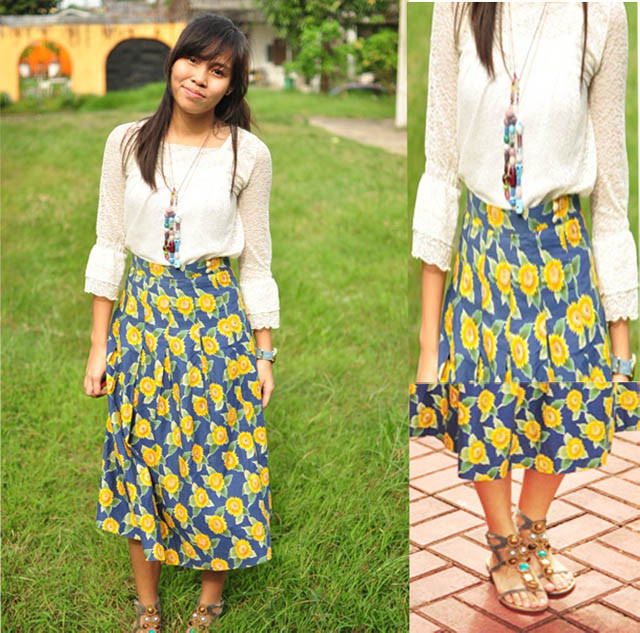 My happy skirt grows flowers :)